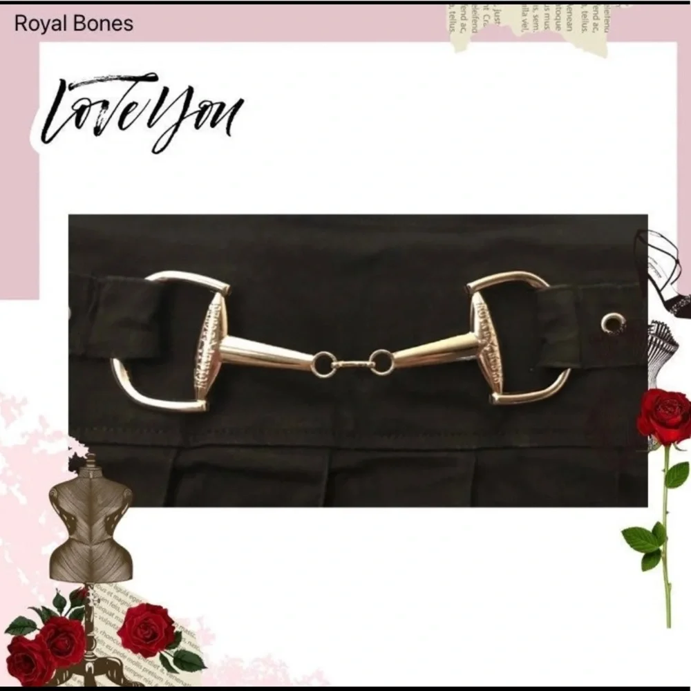 Royal bones by Tripp Nyc clasp pleated mini skirt - Picture 6 of 6